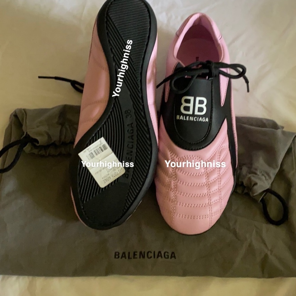 Balenciaga Pink and black sneakers